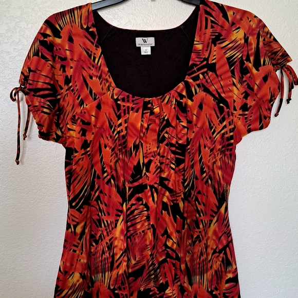 NEW WOMEN'S SHORT SLEEVE TOP SIZE SMALL WORTHINGTON - Picture 1 of 8